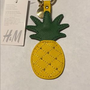 Pineapple key chain by H & M